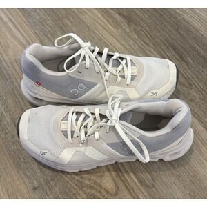 On Cloudrunner 2 Running Shoes Sneakers Womens Size 8 White Frost